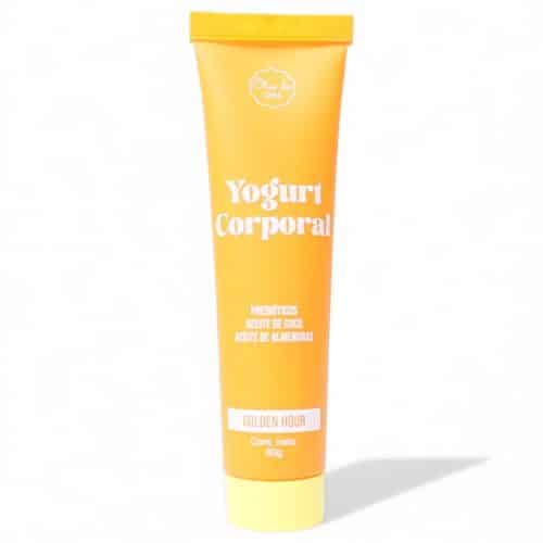 Yogurt Corporal - Golden Hour (con Glitter Dorado, Travel Size)